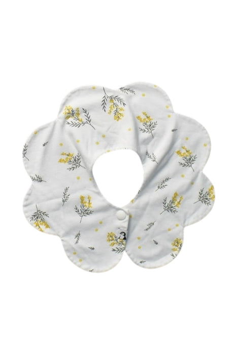 A White Bibs from Konny in size O/S for girl. (Front View)