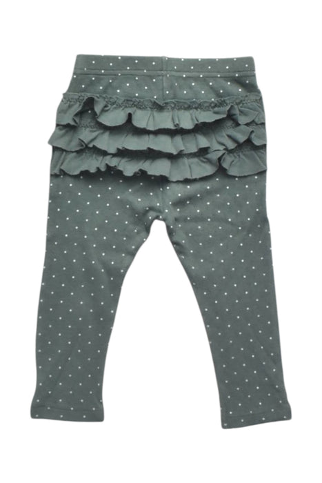 A Green Leggings from Petit Bateau in size 6-12M for girl. (Back View)