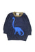 A Navy Crewneck Sweatshirts from Seed in size 6-12M for boy. (Front View)