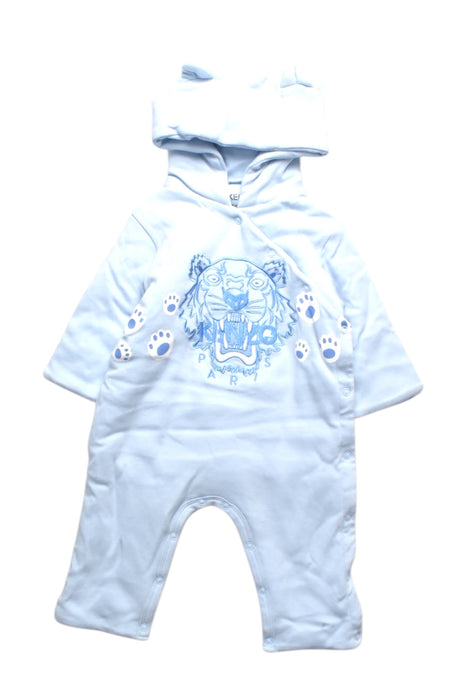 A Blue Long Sleeve Jumpsuits from Kenzo in size 3-6M for boy. (Front View)