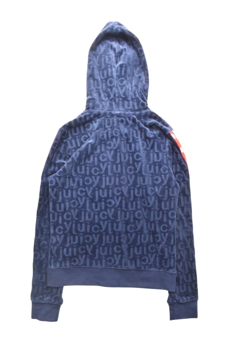 A Navy Lightweight Jackets from Juicy Couture in size 10Y for girl. (Back View)
