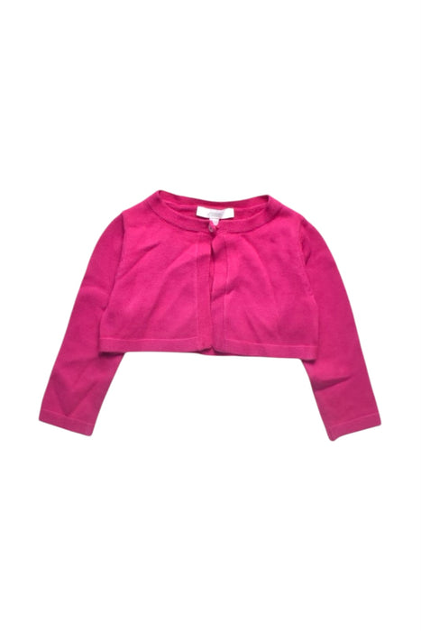 A Purple Cardigans from Jacadi in size 6-12M for girl. (Front View)