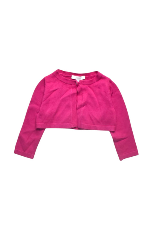 A Purple Cardigans from Jacadi in size 6-12M for girl. (Front View)