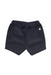 A Navy Shorts from Petit Bateau in size 3-6M for girl. (Front View)