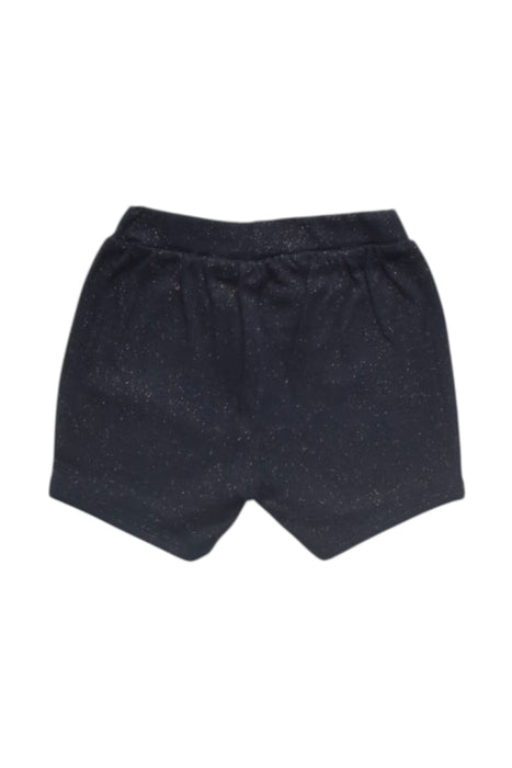A Navy Shorts from Petit Bateau in size 3-6M for girl. (Back View)