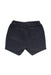 A Navy Shorts from Petit Bateau in size 3-6M for girl. (Back View)