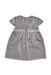 A Grey Short Sleeve Dresses from The Little White Company in size 12-18M for girl. (Back View)