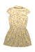A Yellow Short Sleeve Dresses from Gucci in size 4T for girl. (Back View)