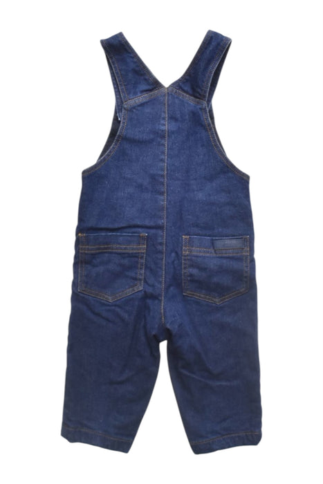 A Navy Long Overalls from Jacadi in size 3-6M for boy. (Back View)