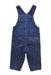 A Navy Long Overalls from Jacadi in size 3-6M for boy. (Back View)