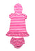 A Pink Dress Sets from Ralph Lauren in size 6-12M for girl. (Back View)