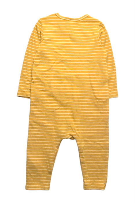 A Yellow Long Sleeve Jumpsuits from Seed in size 6-12M for boy. (Back View)