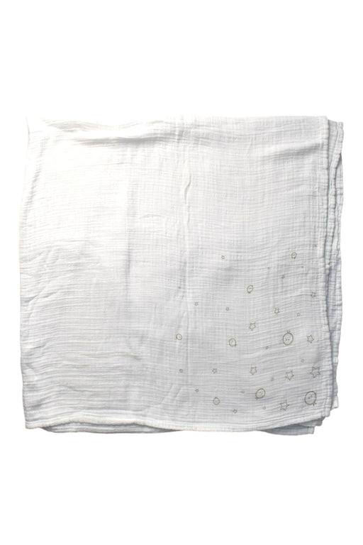 A White Swaddles from Mori in size O/S for boy. (Front View)