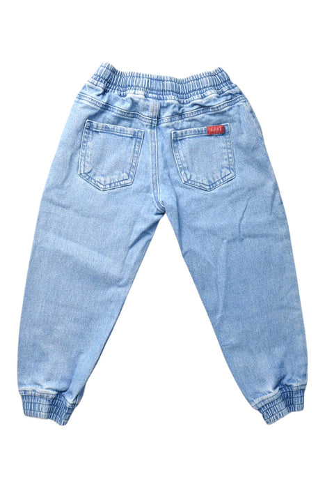 A Blue Jeans from Seed in size 4T for girl. (Back View)