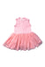 A Pink Sleeveless Dresses from Seed in size 6-12M for girl. (Front View)