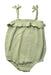 A Green Sleeveless Rompers from Seed in size 12-18M for girl. (Front View)