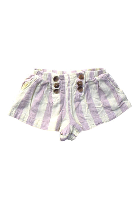 A Purple Shorts from Seed in size 2T for girl. (Front View)