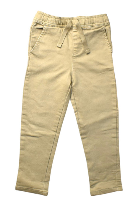 A Beige Casual Pants from Seed in size 4T for boy. (Front View)