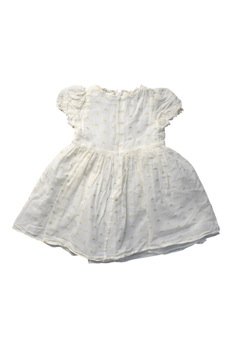 A White Short Sleeve Dresses from Armani Baby in size 18-24M for girl. (Back View)