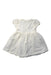 A White Short Sleeve Dresses from Armani Baby in size 18-24M for girl. (Back View)