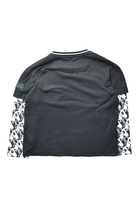 A Black Long Sleeve T Shirts from Dolce & Gabbana in size 4T for boy. (Back View)