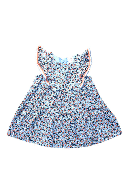 A Multicolour Sleeveless Dresses from Seed in size 12-18M for girl. (Front View)