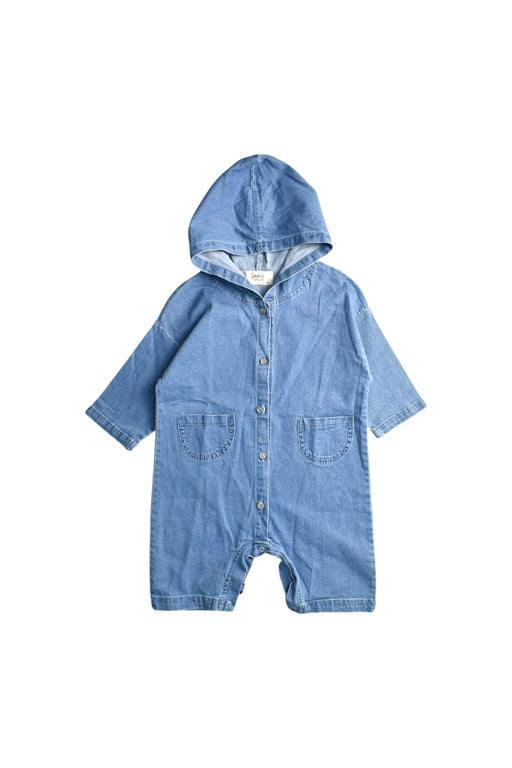 A Blue Long Sleeve Rompers from Sam & Louloute in size 2T for boy. (Front View)