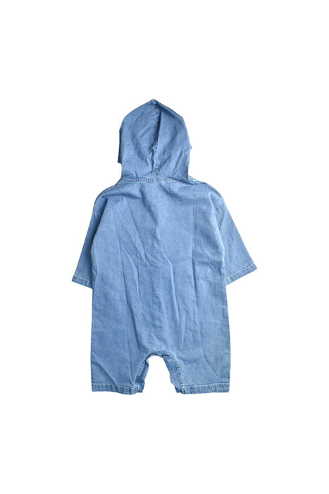 A Blue Long Sleeve Rompers from Sam & Louloute in size 2T for boy. (Back View)