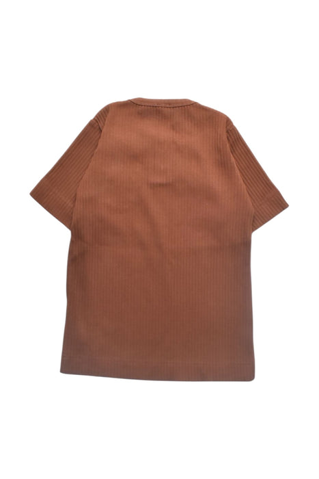 A Brown Short Sleeve Shirts from Jamie Kay in size 5T for girl. (Back View)