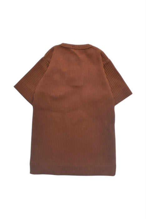 A Brown Short Sleeve Shirts from Jamie Kay in size 2T for girl. (Back View)