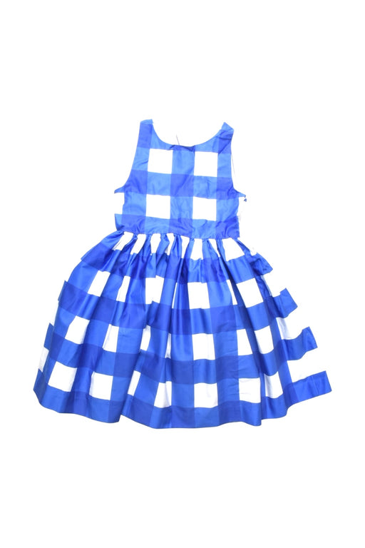A Blue Sleeveless Dresses from Jacadi in size 8Y for girl. (Front View)