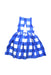 A Blue Sleeveless Dresses from Jacadi in size 8Y for girl. (Back View)