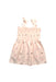 A Pink Sleeveless Dresses from L'zzie x Sanrio in size 6T for girl. (Back View)