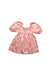 A Pink Short Sleeve Dresses from Gingersnaps in size 6T for girl. (Front View)