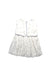 A White Sleeveless Dresses from Chateau de Sable in size 4T for girl. (Back View)
