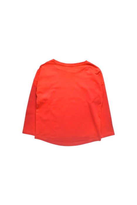 A Red Long Sleeve Tops from Kenzo in size 4T for girl. (Back View)