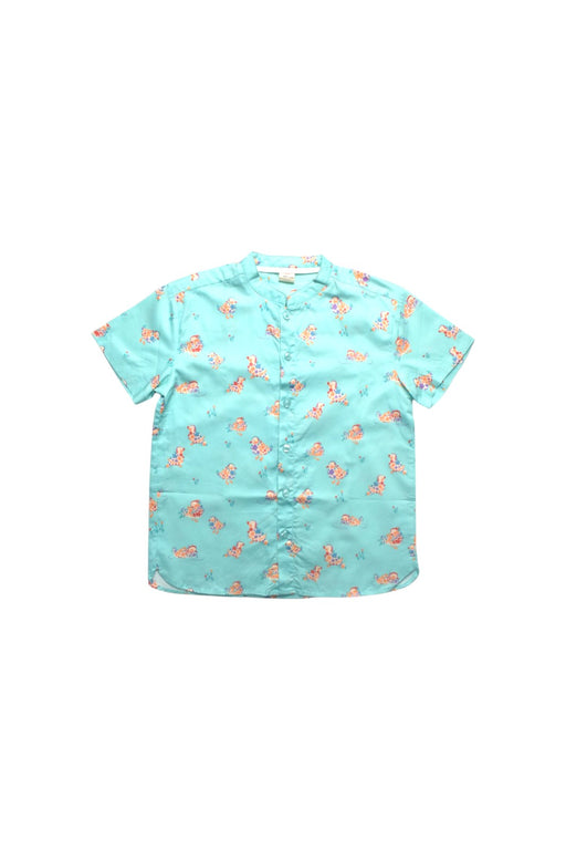 A Blue Short Sleeve Shirts from Elliot by Elly in size 10Y for boy. (Front View)