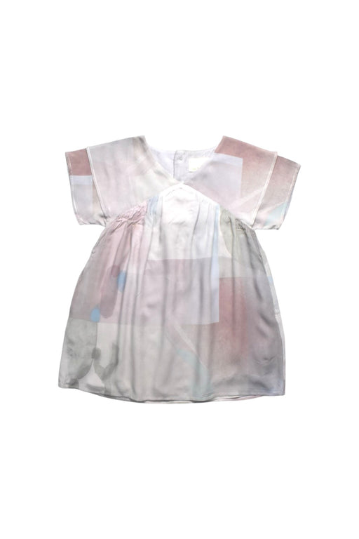 A Multicolour Short Sleeve Dresses from Our Mini Nature in size 4T for girl. (Front View)