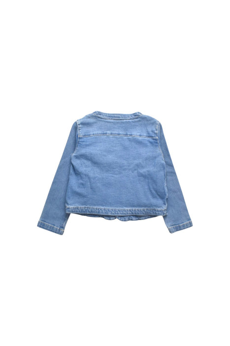 A Blue Lightweight Jackets from Kenzo in size 4T for girl. (Back View)