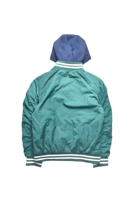 A Green Lightweight Jackets from Tommy Hilfiger in size 10Y for boy. (Back View)