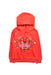 A Red Hooded Sweatshirts from Kenzo in size 6T for girl. (Front View)