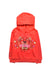 A Red Hooded Sweatshirts from Kenzo in size 6T for girl. (Front View)