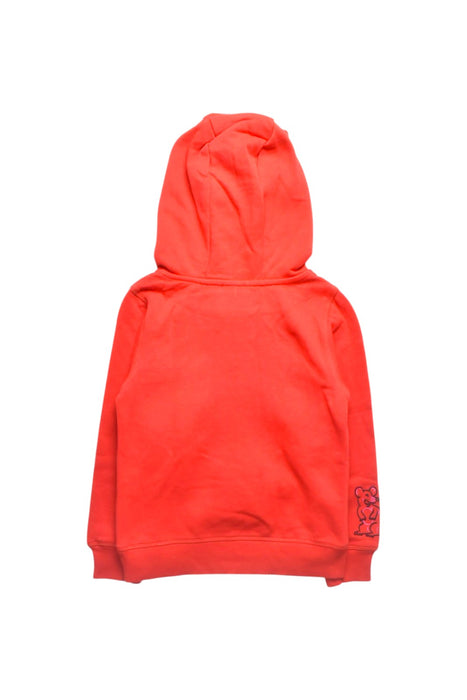 A Red Hooded Sweatshirts from Kenzo in size 6T for girl. (Back View)
