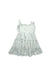 A Grey Short Sleeve Dresses from Le Petit Society in size 3T for girl. (Back View)