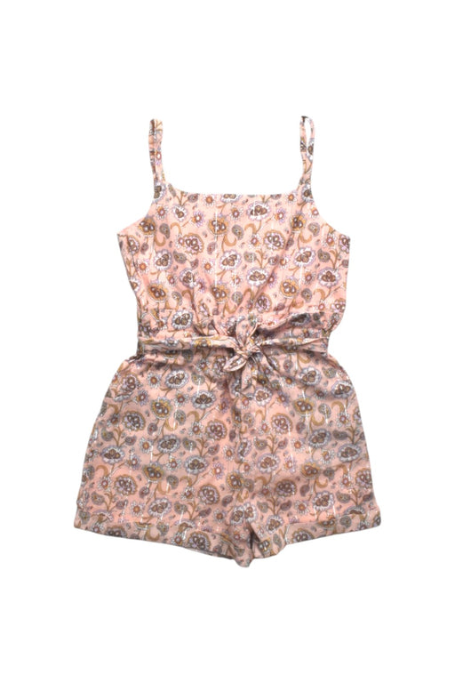 A Multicolour Sleeveless Rompers from Seed in size 5T for girl. (Front View)
