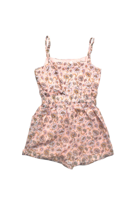 A Multicolour Sleeveless Rompers from Seed in size 5T for girl. (Back View)