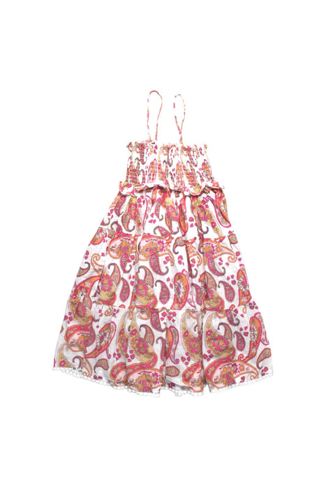A Multicolour Sleeveless Dresses from Seed in size 3T for girl. (Back View)