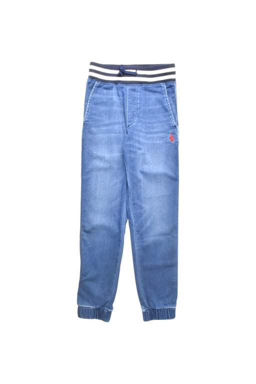 A Blue Casual Pants from Polo Ralph Lauren in size 8Y for boy. (Front View)