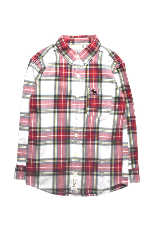 A Multicolour Long Sleeve Shirts from Abercrombie  in size 5T for boy. (Front View)