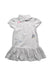 A Grey Short Sleeve Dresses from Ralph Lauren in size 6-12M for girl. (Front View)